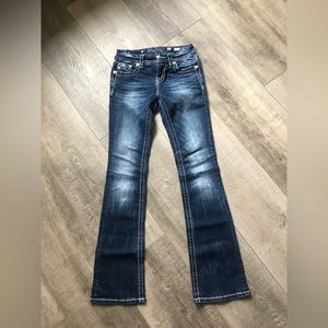 MISS ME JEANS. Size 26 boot cut mid rise.